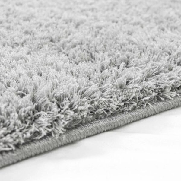 NOWOCZESNY PRZYTULNY PUSZYSTY DYWAN SHAGGY PODŁOGOWY szary srebrny CARPET CITY SOFT SHINE - obrazek 2