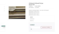 LUKSUSOWY PĘTELKOWY DYWAN WINYLOWY wycieraczka wewnętrzna zewnętrzna w różnej szerokości pasy CHILEWICH MIXED STRIPE LUXE 91x152 cm - obrazek 12