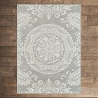 ORIENTALNY DYWAN SZNURKOWY MEDALION wewnętrzny zewnętrzny na taras szary kremowy BALTA RUGS PAISLEY 160x230 cm - obrazek 13