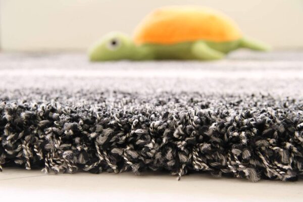 NOWOCZESNY NIEWIARYGODNIE WYSOKI DYWAN POKOJOWY SHAGGY antracytowy szary grafitowy STEFFENSMEIER FUNNY XXL 140x200 cm - obrazek 2