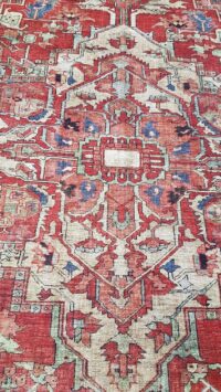 ORIENTALNY PERSKI DYWAN PODŁOGOWY tkany na płasko czerwony kolorowy NOURISTAN LETA ORIENTROT 120x160 cm - obrazek 7