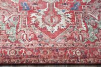 ORIENTALNY PERSKI DYWAN PODŁOGOWY tkany na płasko czerwony kolorowy NOURISTAN LETA ORIENTROT 120x160 cm - obrazek 10