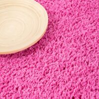 NOWOCZESNY PUSZYSTY dywan pokojowy dziewczęcy różowy VIMODA PRIME SHAGGY BARBIE PINK 120x170 cm - obrazek 4