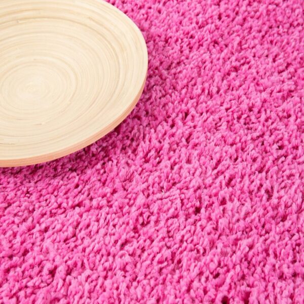 NOWOCZESNY PUSZYSTY dywan pokojowy dziewczęcy różowy VIMODA PRIME SHAGGY BARBIE PINK 120x170 cm - obrazek 4