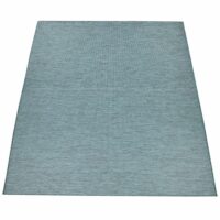 NOWOCZESNY DYWAN TKANY NA PŁASKO zielony niebieski turkusowy morski PACO HOME SONSET PETROL 160x220 cm - obrazek 5