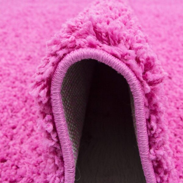 NOWOCZESNY PUSZYSTY dywan pokojowy dziewczęcy różowy VIMODA PRIME SHAGGY BARBIE PINK 120x170 cm - obrazek 5