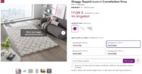 SKANDYNAWSKI PUSZYSTY DYWAN Z DŁUGIM WŁOSIEM marokańska koniczyna szary MINT RUGS GRACE LUNA 120x170 cm - obrazek 11