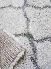 SKANDYNAWSKI PUSZYSTY DYWAN Z DŁUGIM WŁOSIEM marokańska koniczyna szary MINT RUGS GRACE LUNA 120x170 cm - obrazek 9