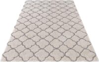 SKANDYNAWSKI PUSZYSTY DYWAN Z DŁUGIM WŁOSIEM marokańska koniczyna szary MINT RUGS GRACE LUNA 120x170 cm - obrazek 4
