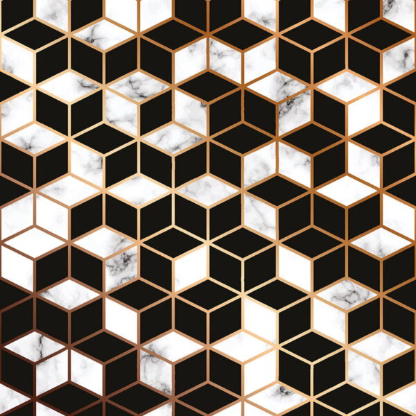 GEOMETRYCZNY ANTYPOŚLIZGOWY AKSAMITNY DYWAN TKANY NA PŁASKO czarny szary HOMEFESTO 120x180 cm - obrazek 2