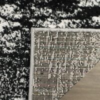 NOWOCZESNY MONOCHORMATYCZNY DYWAN PODŁOGOWY biały czarny szary SAFAVIEH ADIRONDACK 160x230 cm - obrazek 5