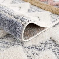 PUSZYSTY PRZYTULNY OKRĄGŁY PASTELOWY DYWANIK DZIECIĘCY kolorowy z podwójnym włosiem CARPET CITY FOCUS 120x120 cm - obrazek 3