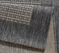 NOWOCZESNY UNIWERSALNY DYWAN SZNURKOWY PŁASKO TKANY szary antracytowy HANSE HOME SIMPLE 160x230 cm - obrazek 3