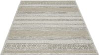 NOWOCZESNY ETNICZNY DYWAN SZNURKOWY W STYLU BOHO SKANDI beżowy kremowy CALGARY HEAVY DUTY 160x220 cm - obrazek 5