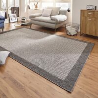 NOWOCZESNY UNIWERSALNY DYWAN SZNURKOWY PŁASKO TKANY szary antracytowy HANSE HOME SIMPLE 160x230 cm - obrazek 6