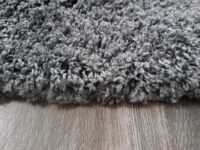 BARDZO PUSZYSTY GRUBY OKRĄGŁY DYWAN DO SALONU SHAGGY szary HOME AFFAIRE VIVA 190x190 cm - obrazek 2