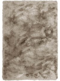 PUSZYSTY MIĘKKI DYWAN FLOKATI Z DŁUGIM WŁOSIEM shaggy szary beżowy HOME AFFAIRE VALERIA TAUPE 150x240 cm - obrazek 9