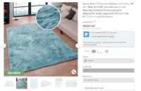 PUSZYSTY MIĘKKI DYWAN FLOKATI Z DŁUGIM WŁOSIEM shaggy chłodny niebieski HOME AFFAIRE VALERIA ICE BLUE 160x230 cm - obrazek 10