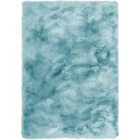 PUSZYSTY MIĘKKI DYWAN FLOKATI Z DŁUGIM WŁOSIEM shaggy chłodny niebieski HOME AFFAIRE VALERIA ICE BLUE 160x230 cm