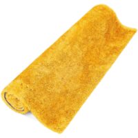 LUKSUSOWY LŚNIĄCY KWADRATOWY DYWAN DO SALONU SHAGGY GLAMOUR włos 30 mm żółty złoty BRUNO BANANI DANA GOLD 200x200 cm - obrazek 6