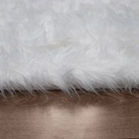 PUSZYSTY MIĘKKI DYWAN FLOKATI Z DŁUGIM WŁOSIEM shaggy biały HOME AFFAIRE VALERIA WHITE 150x240 cm - obrazek 4