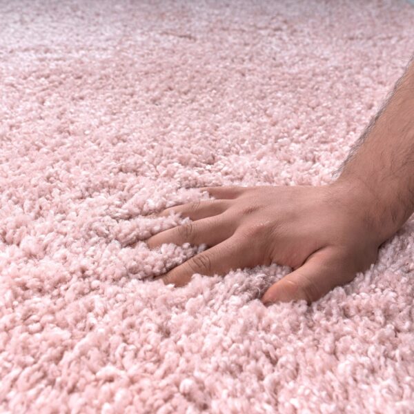 BARDZO PUSZYSTY GRUBY DYWAN DO SALONU SHAGGY pudrowy różowy HOME AFFAIRE VIVA 200x290 cm - obrazek 4