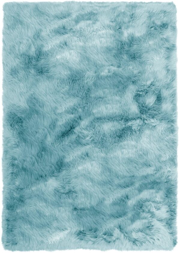 PUSZYSTY MIĘKKI DYWAN FLOKATI Z DŁUGIM WŁOSIEM shaggy chłodny niebieski HOME AFFAIRE VALERIA ICE BLUE 160x230 cm - obrazek 9