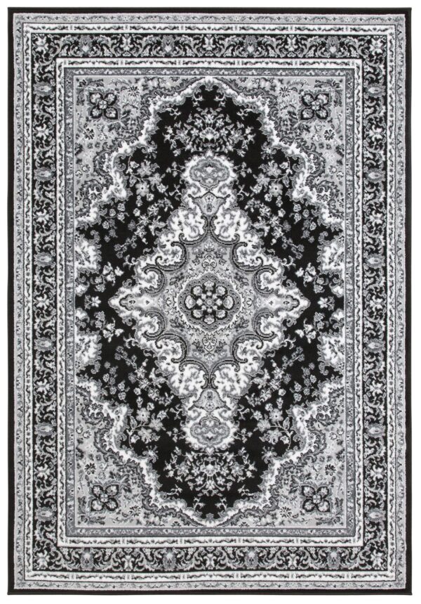 KLASYCZNY PERSKI ORIENTALNY DYWAN DO BIURA SALONU szary czarny HOME AFFAIRE ORIENTAL 200x290 cm - obrazek 8
