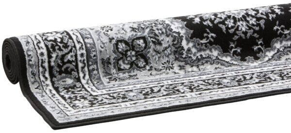 KLASYCZNY PERSKI ORIENTALNY DYWAN DO BIURA SALONU szary czarny HOME AFFAIRE ORIENTAL 200x290 cm - obrazek 4