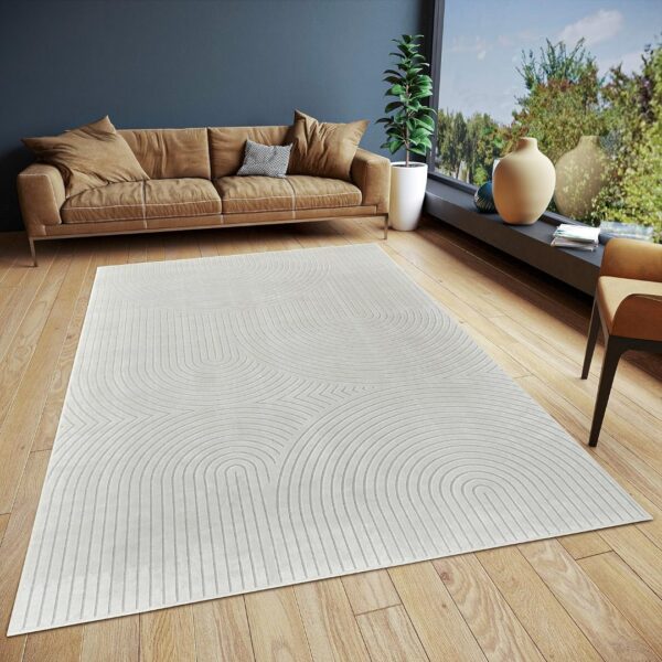 SKANDYNAWSKI DYWAN DO SYPIALNI SALONU boho skandi łuki kremowy HANSE HOME FARON 80x140 cm 120x160 cm 160x230 cm - obrazek 8