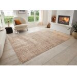 NOWOCZESNY DYWAN DO SYPIALNI SALONU boho kremowy beżowy brązowy HANSE HOME SOLE 160x235 cm