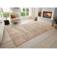 NOWOCZESNY DYWAN DO SYPIALNI SALONU boho kremowy beżowy brązowy HANSE HOME SOLE 160x235 cm