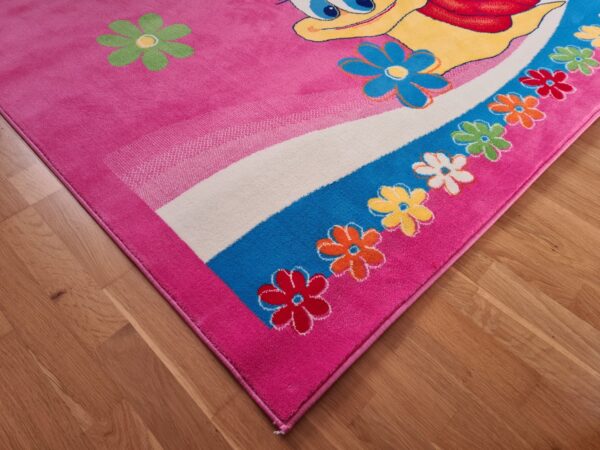 NOWOCZESNY KOLOROWY DYWAN DZIECIĘCY DLA DZIEWCZYNKI ślimak ślimaczek różowy ACVILA KIDS 160x230 cm 160x240 cm - obrazek 10