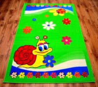 NOWOCZESNY KOLOROWY ZABAWNY DYWAN DZIECIĘCY ślimak ślimaczek zielony ACVILA KIDS 160x240 cm - obrazek 11