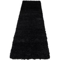 BARDZO PUSZYSTY GRUBY ELEGANCKI DYWANIK CHODNIK SHAGGY czarny HOME AFFAIRE VIVA 90x250 cm - obrazek 2