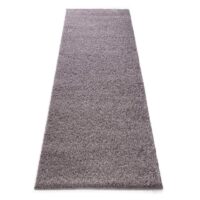 GŁADKI PUSZYSTY DYWANIK CHODNIK Z DŁUGIM WŁOSIEM 30 mm lila jasny fioletowy HOME AFFAIRE SHAGGY SOFT 80x300 cm - obrazek 3