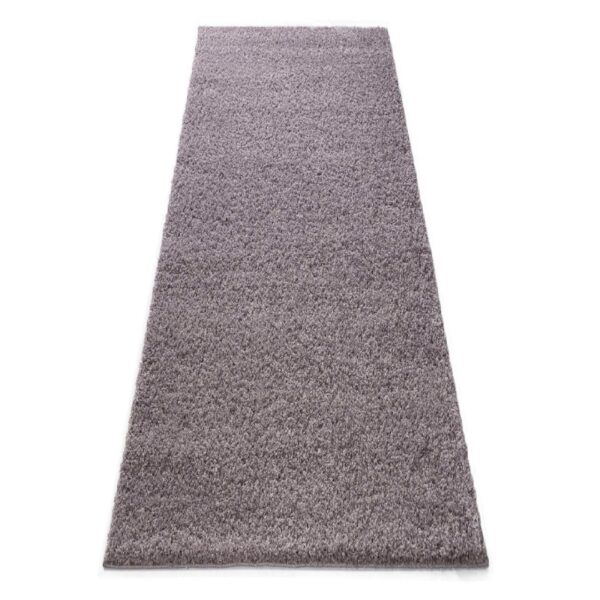 GŁADKI PUSZYSTY DYWANIK CHODNIK Z DŁUGIM WŁOSIEM 30 mm lila jasny fioletowy HOME AFFAIRE SHAGGY SOFT 80x300 cm - obrazek 3