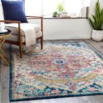 KOLOROWY NOWOCZESNY DYWAN ORIENTALNY PERSKI W POSTARZANYM STYLU VINTAGE do salonu biura 160x220 cm