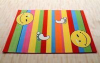 NOWOCZESNY KOLOROWY ZABAWNY DYWAN DLA DZIECI DO POKOJU uśmiech buzia żywe kolory ACVILA KIDS 160x240 cm - obrazek 5