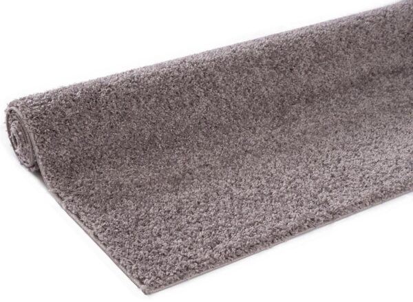 GŁADKI PUSZYSTY DYWANIK CHODNIK Z DŁUGIM WŁOSIEM 30 mm lila jasny fioletowy HOME AFFAIRE SHAGGY SOFT 80x300 cm - obrazek 4