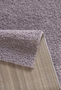 GŁADKI PUSZYSTY DYWANIK CHODNIK Z DŁUGIM WŁOSIEM 30 mm lila jasny fioletowy HOME AFFAIRE SHAGGY SOFT 80x300 cm - obrazek 5