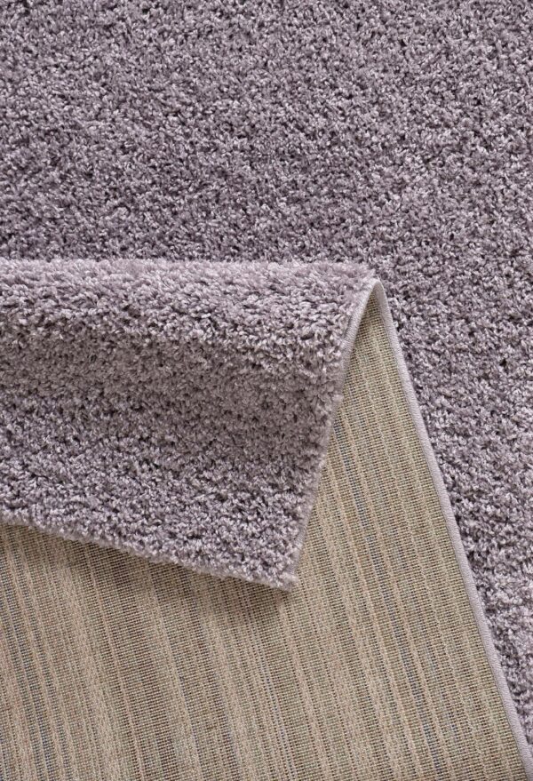 GŁADKI PUSZYSTY DYWANIK CHODNIK Z DŁUGIM WŁOSIEM 30 mm lila jasny fioletowy HOME AFFAIRE SHAGGY SOFT 80x300 cm - obrazek 5