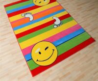 NOWOCZESNY KOLOROWY ZABAWNY DYWAN DLA DZIECI DO POKOJU uśmiech buzia żywe kolory ACVILA KIDS 160x240 cm - obrazek 7