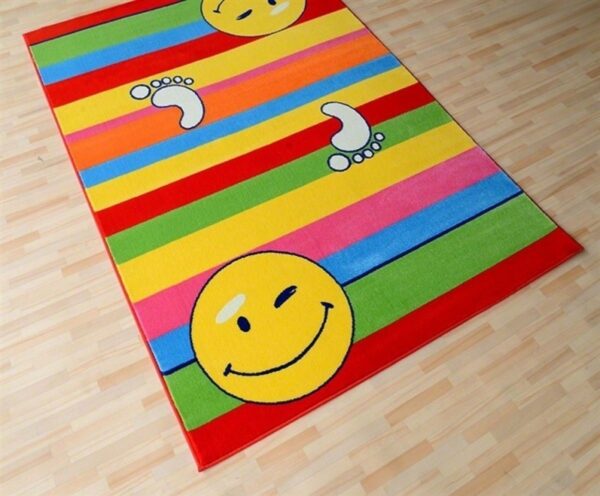 NOWOCZESNY KOLOROWY ZABAWNY DYWAN DLA DZIECI DO POKOJU uśmiech buzia żywe kolory ACVILA KIDS 160x240 cm - obrazek 7