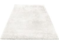 LUKSUSOWY LŚNIĄCY DYWANIK POKOJOWY SHAGGY GLAMOUR włos 30 mm biały BRUNO BANANI DANA 120x180 cm - obrazek 5