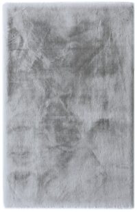 NIEWIARYGODNIE MIĘKKI DYWAN DO SALONU IMITUJĄCY FUTRO KRÓLIKA RABBIT szary srebrny BAKERO MOLLIS SILVER 160x230 cm - obrazek 5