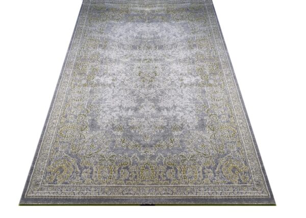 ELEGANCKI ORIENTALNY ANTYCZNY DYWAN DO BIURA SALONU szary zielony oliwkowy SAFAVIEH PASSION 160x230 cm - obrazek 7