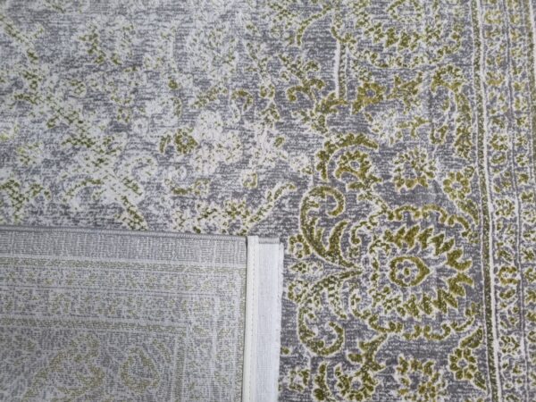 ELEGANCKI ORIENTALNY ANTYCZNY DYWAN DO BIURA SALONU szary zielony oliwkowy SAFAVIEH PASSION 160x230 cm - obrazek 8