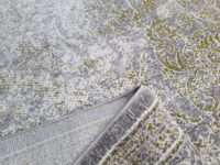 ELEGANCKI ORIENTALNY ANTYCZNY DYWAN DO BIURA SALONU szary zielony oliwkowy SAFAVIEH PASSION 160x230 cm - obrazek 9
