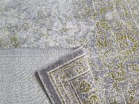 ELEGANCKI ORIENTALNY ANTYCZNY DYWAN DO BIURA SALONU szary zielony oliwkowy SAFAVIEH PASSION 160x230 cm - obrazek 10